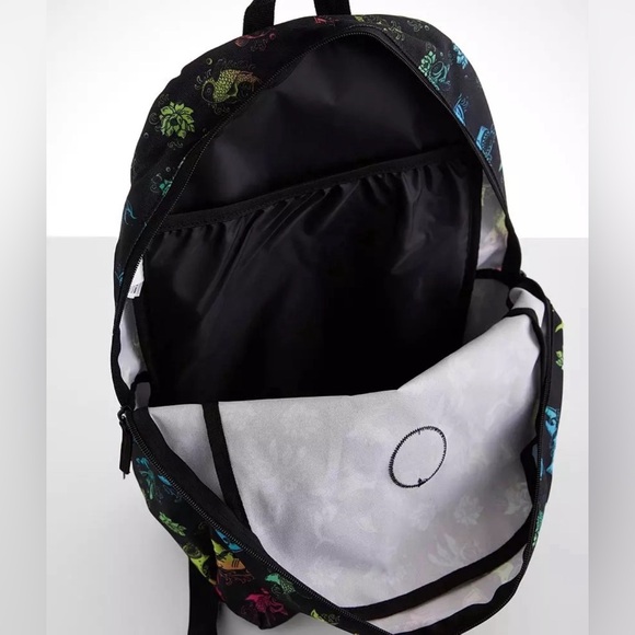 Hurley Aerial Black Multi Shark Sea Life Laptop Backpack NWT - Picture 5 of 5